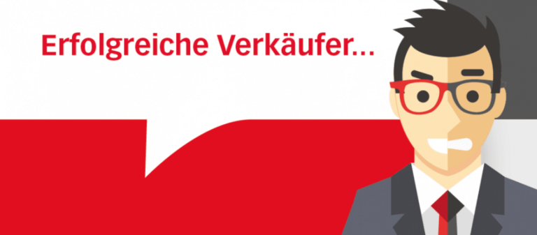 Erfolgreiche vs erfolglose Verkäufer - Infografik mit 14 Tipps